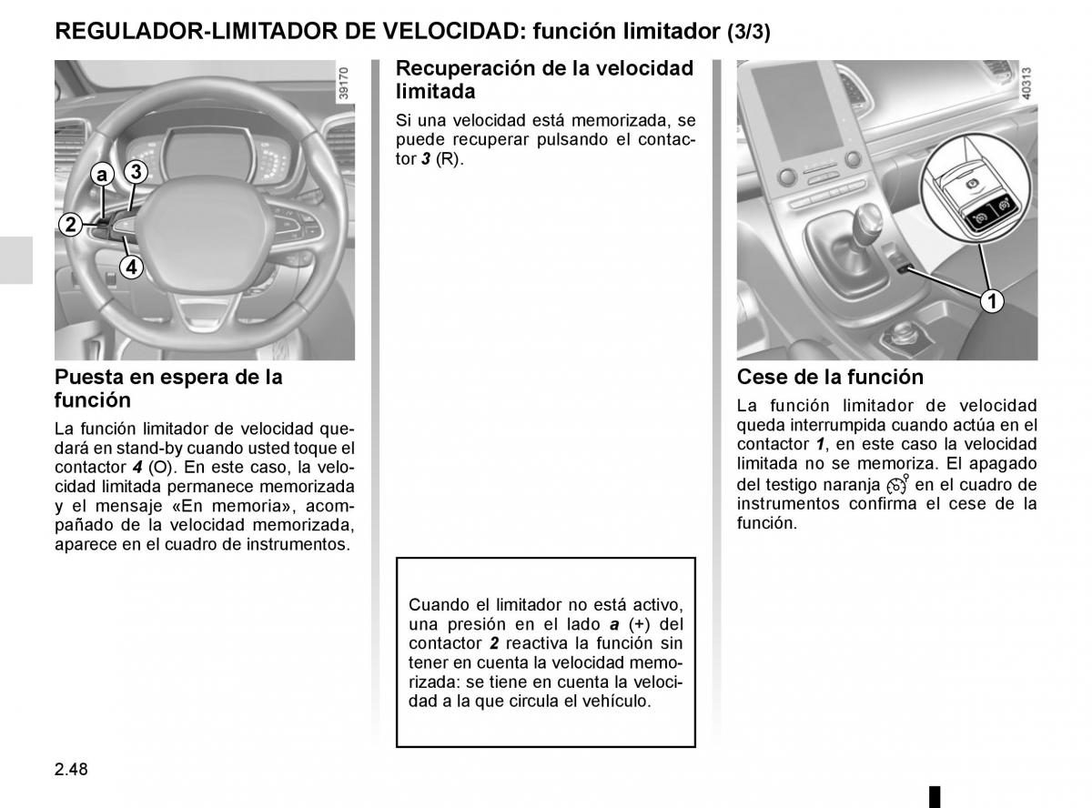 Renault Espace V 5 manual del propietario / page 156