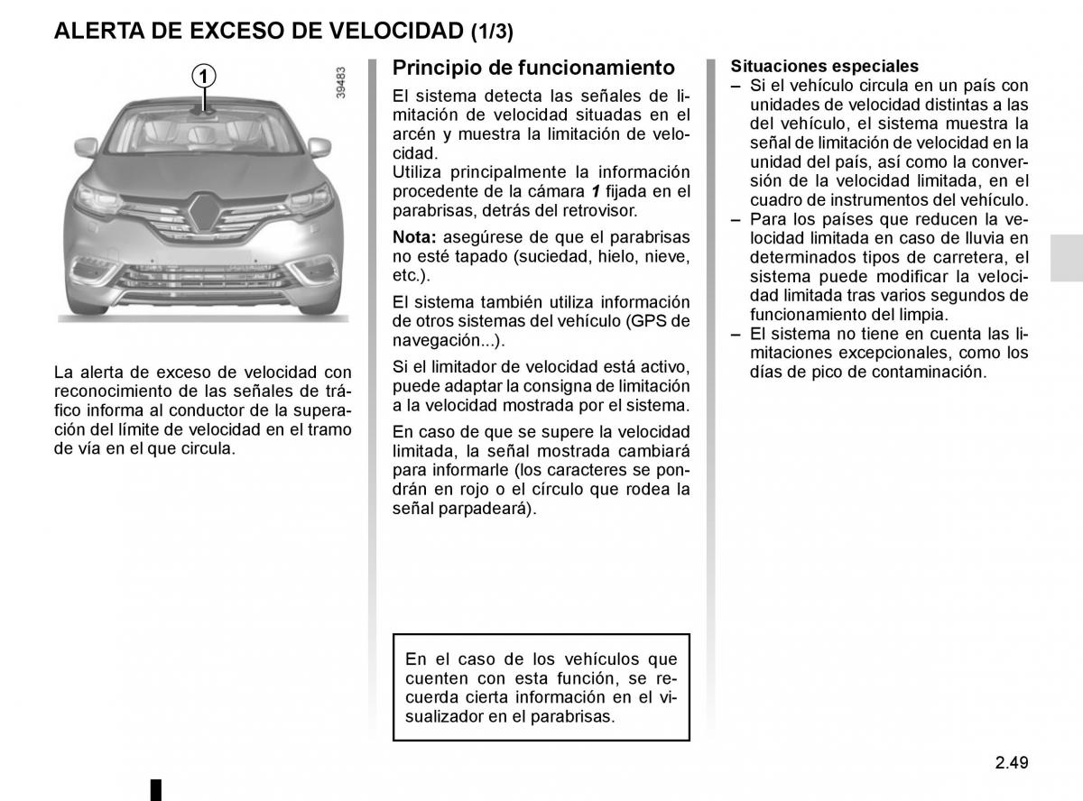 Renault Espace V 5 manual del propietario / page 157