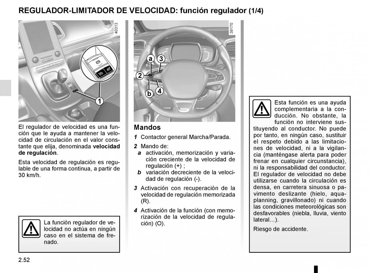 Renault Espace V 5 manual del propietario / page 160