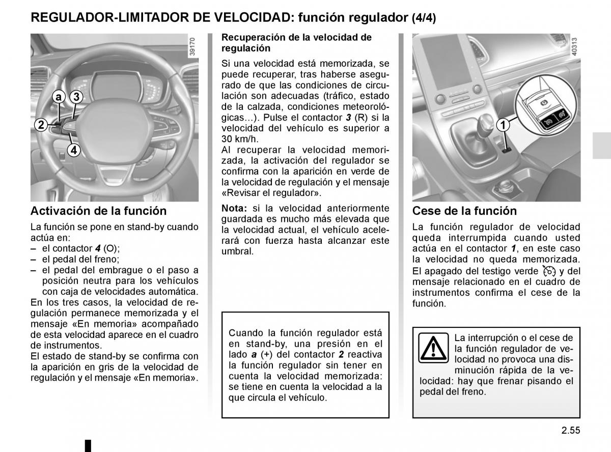 Renault Espace V 5 manual del propietario / page 163