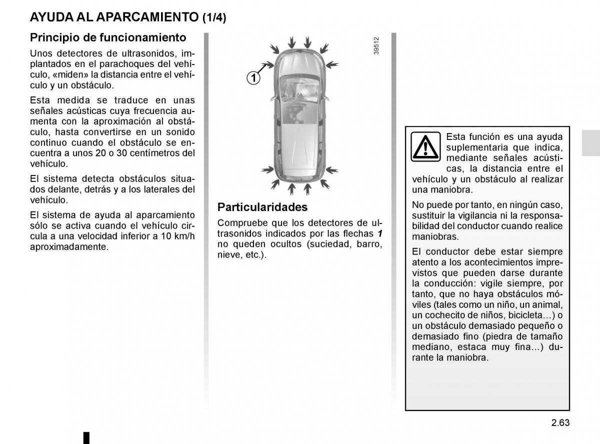 Renault Espace V 5 manual del propietario / page 171