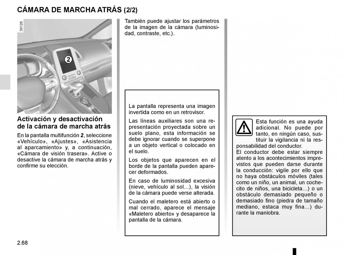 Renault Espace V 5 manual del propietario / page 176