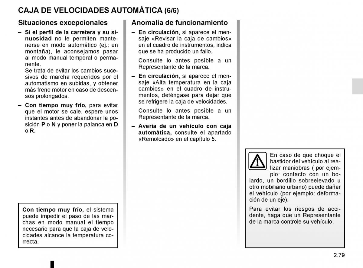 Renault Espace V 5 manual del propietario / page 187