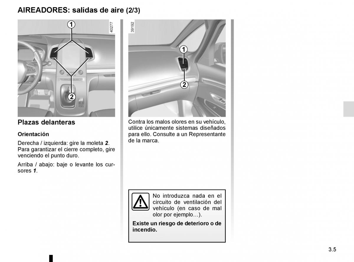 Renault Espace V 5 manual del propietario / page 193