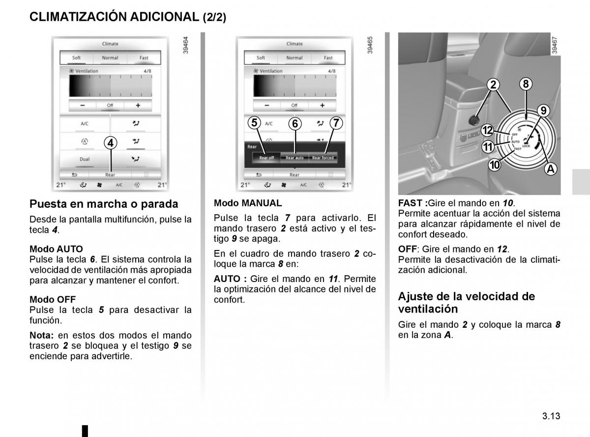 Renault Espace V 5 manual del propietario / page 201