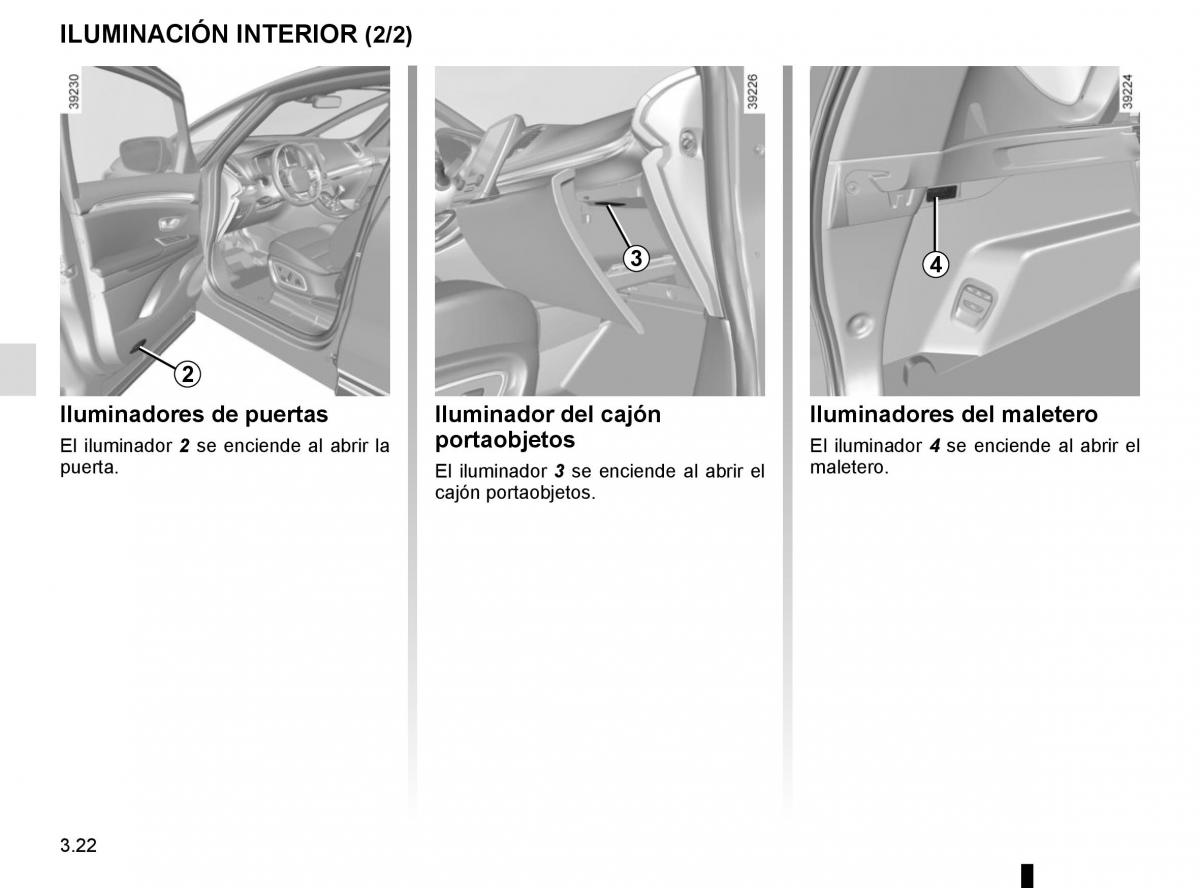 Renault Espace V 5 manual del propietario / page 210