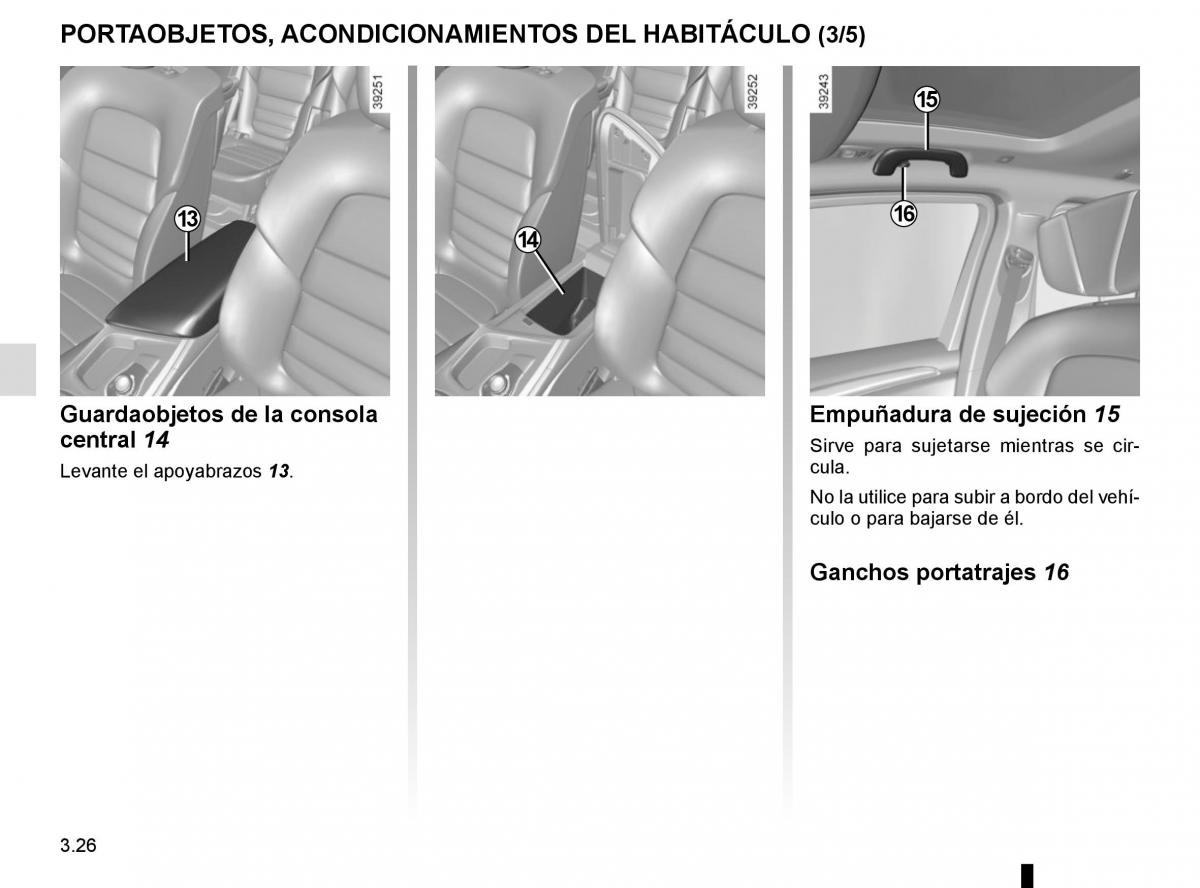 Renault Espace V 5 manual del propietario / page 214