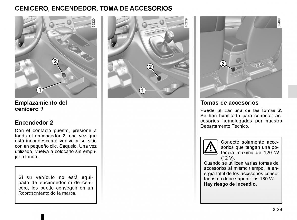 Renault Espace V 5 manual del propietario / page 217