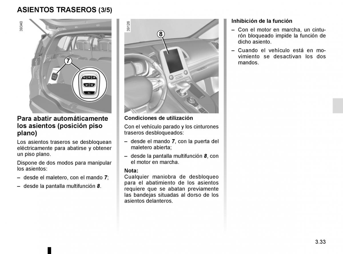 Renault Espace V 5 manual del propietario / page 221