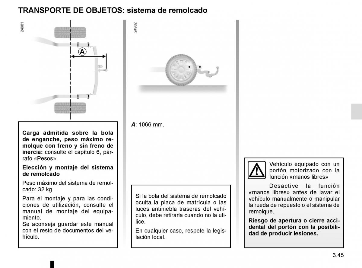 Renault Espace V 5 manual del propietario / page 233