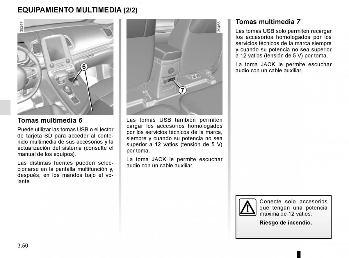 Renault Espace V 5 manual del propietario / page 238