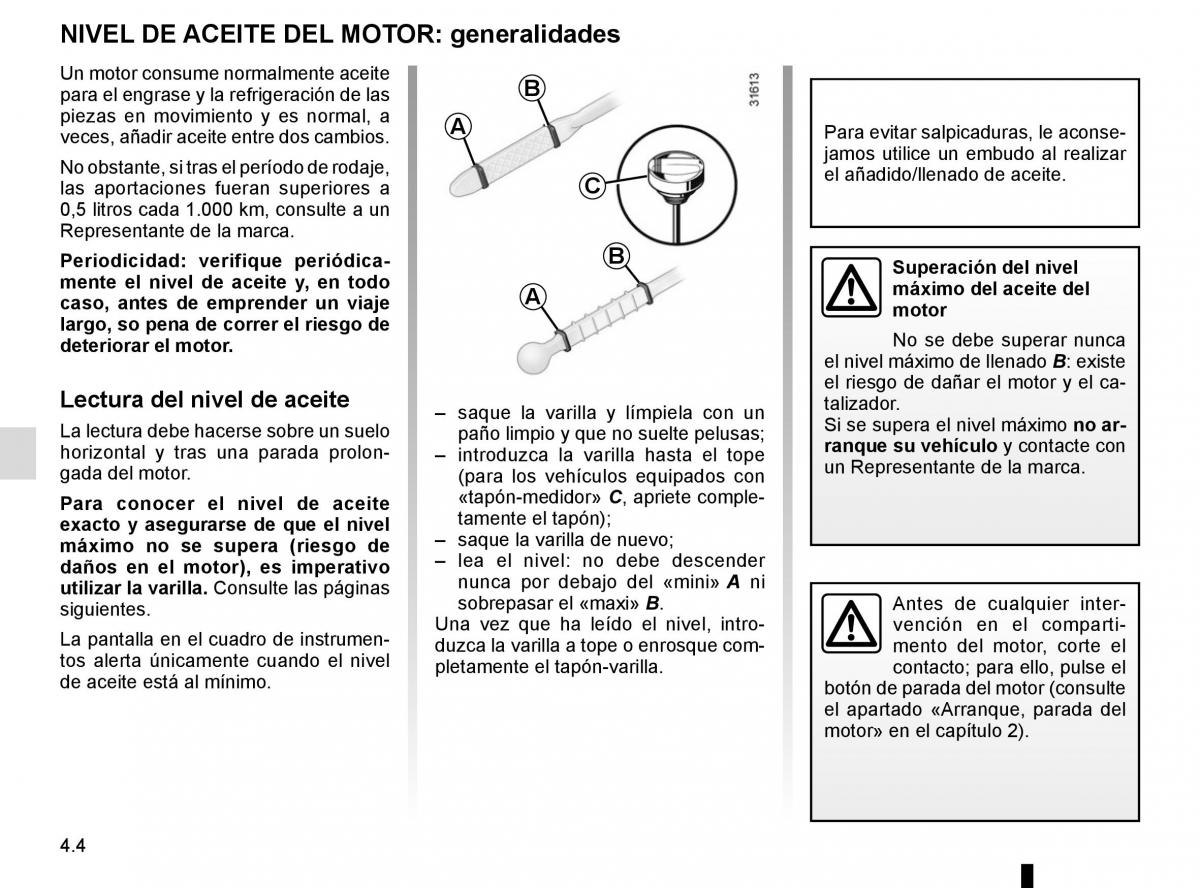 Renault Espace V 5 manual del propietario / page 242