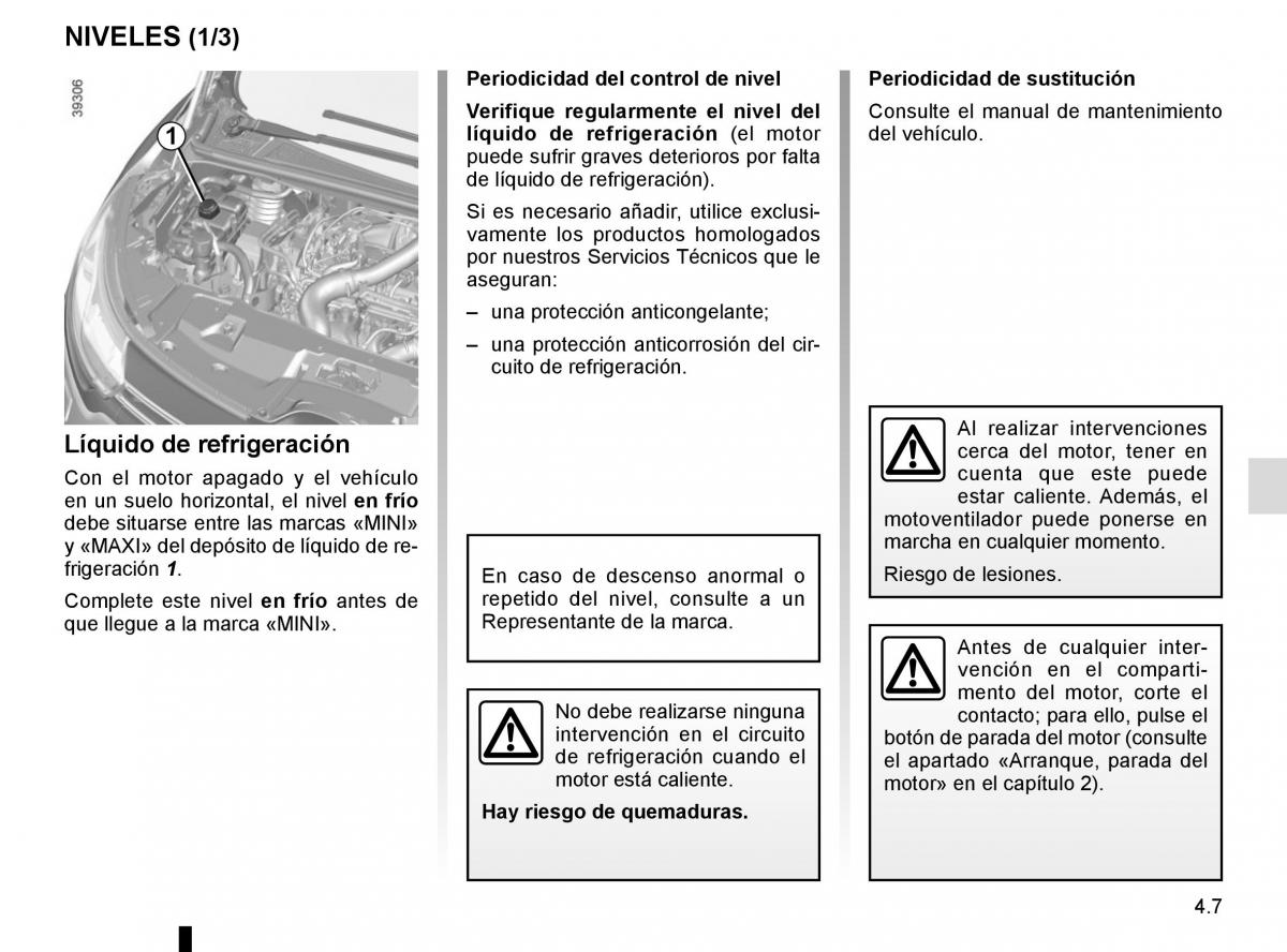 Renault Espace V 5 manual del propietario / page 245