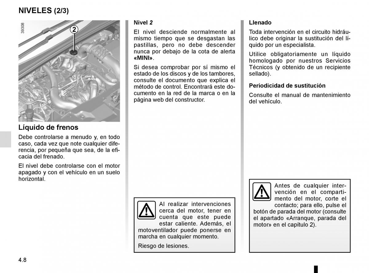 Renault Espace V 5 manual del propietario / page 246