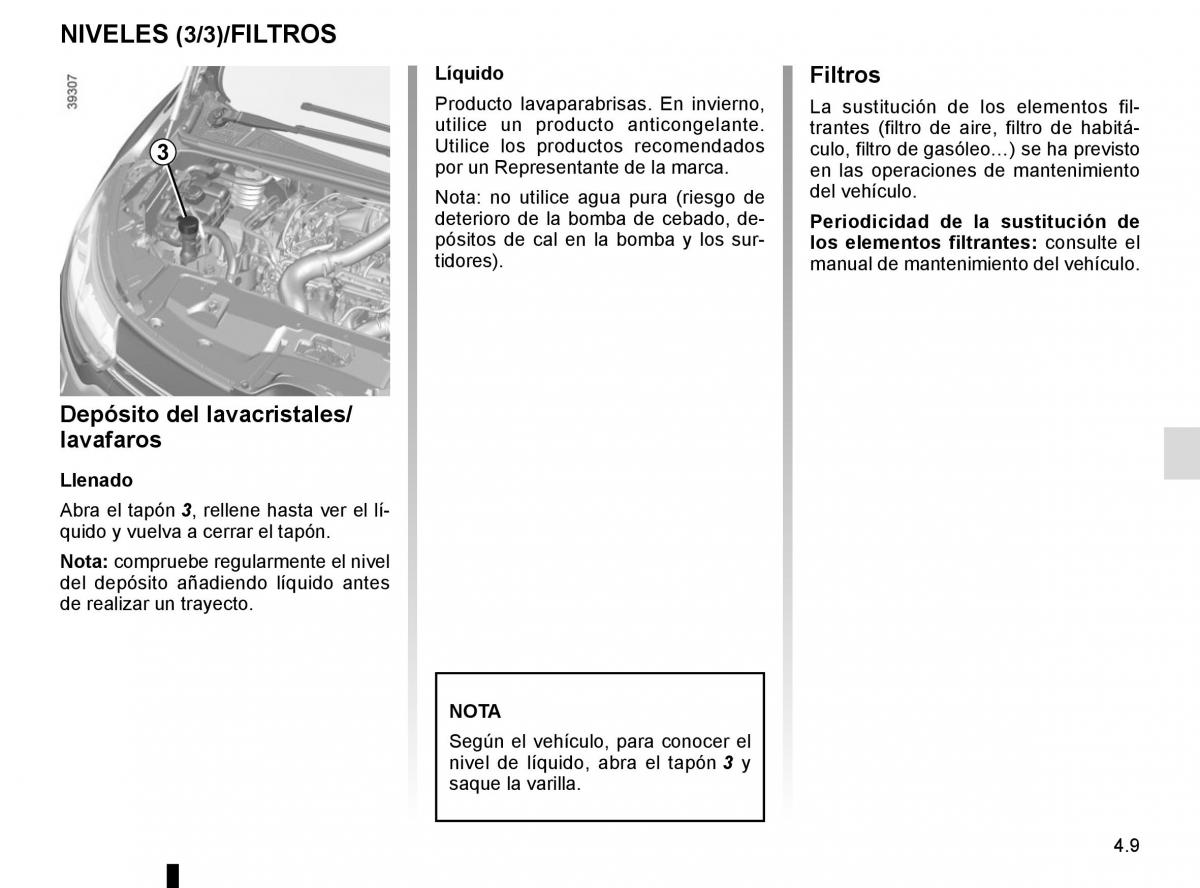 Renault Espace V 5 manual del propietario / page 247