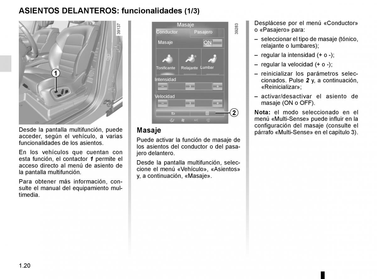 Renault Espace V 5 manual del propietario / page 26