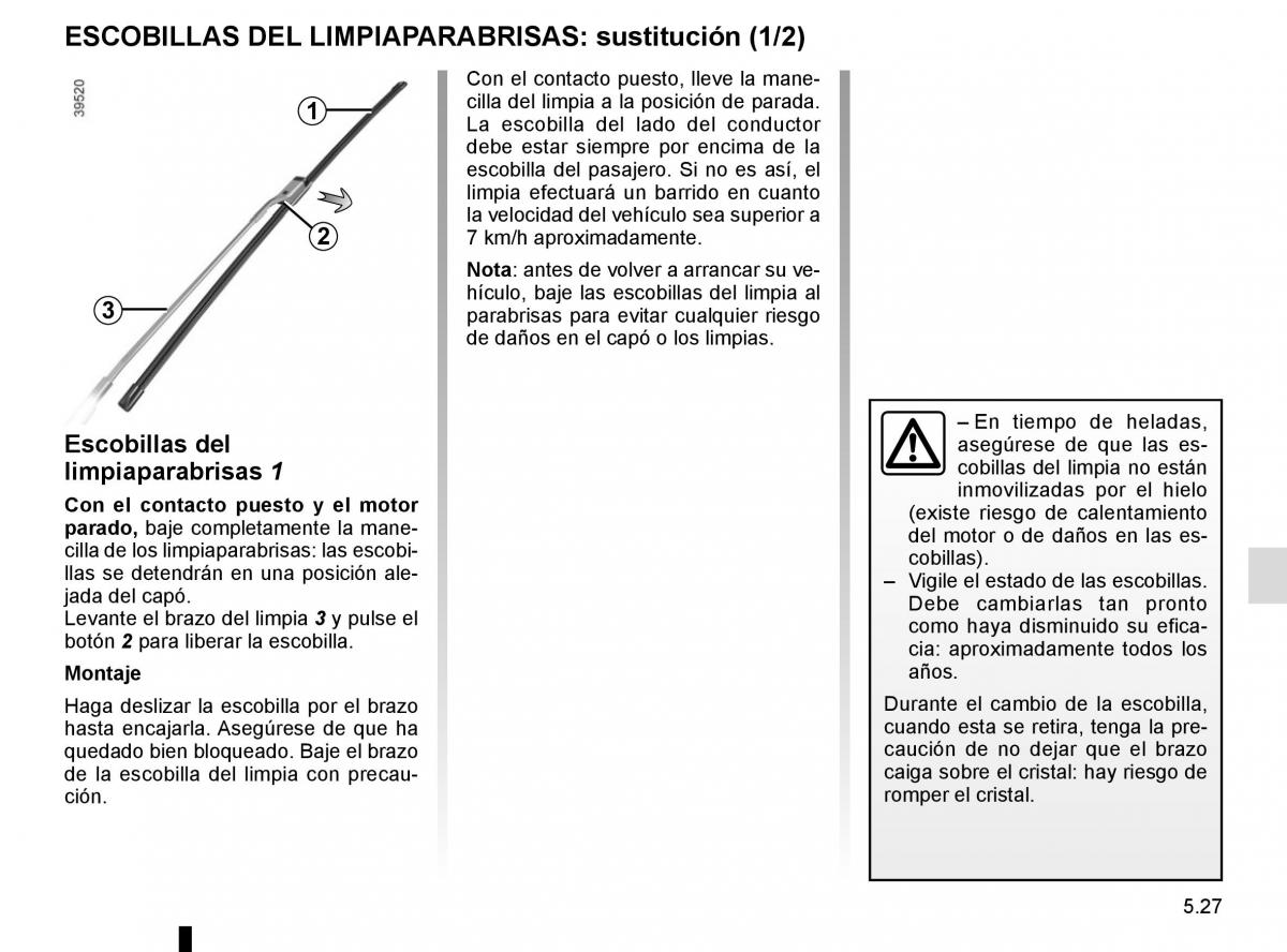 Renault Espace V 5 manual del propietario / page 283