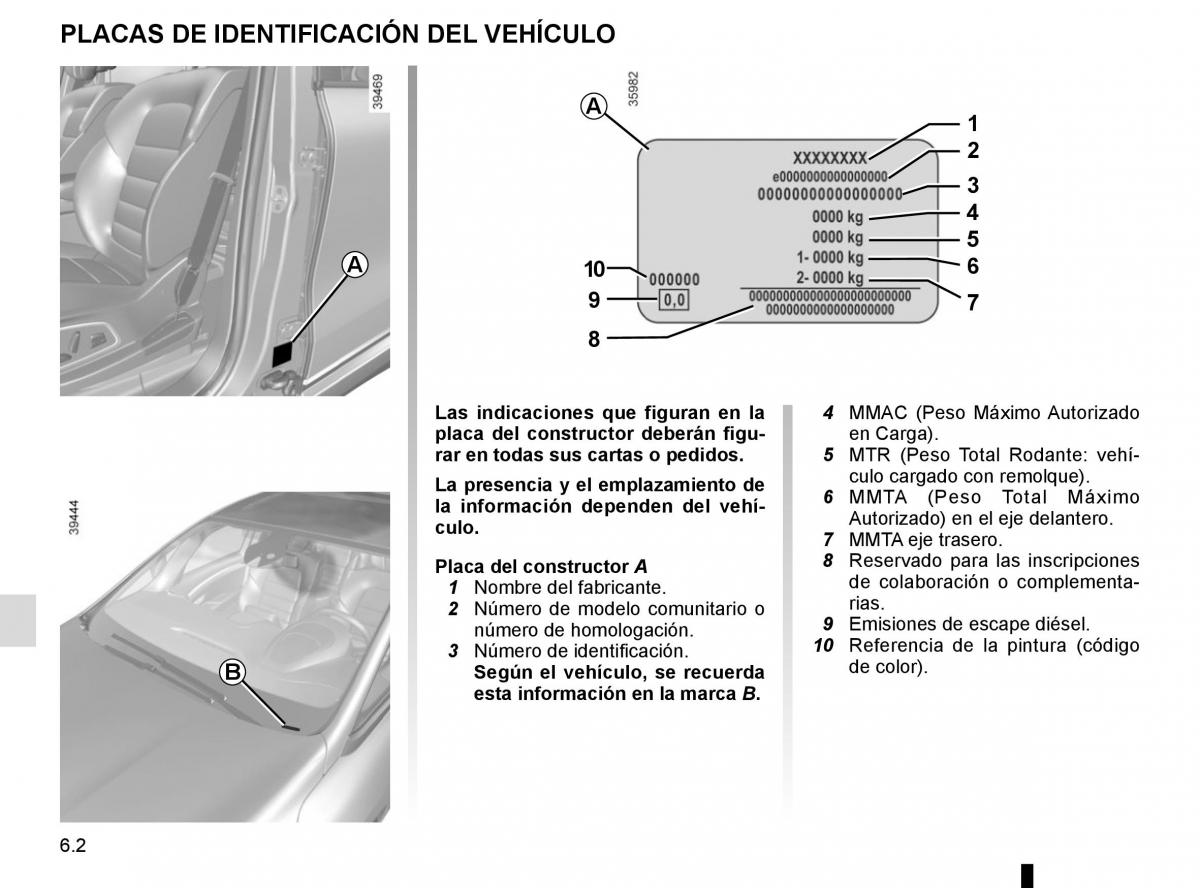 Renault Espace V 5 manual del propietario / page 294