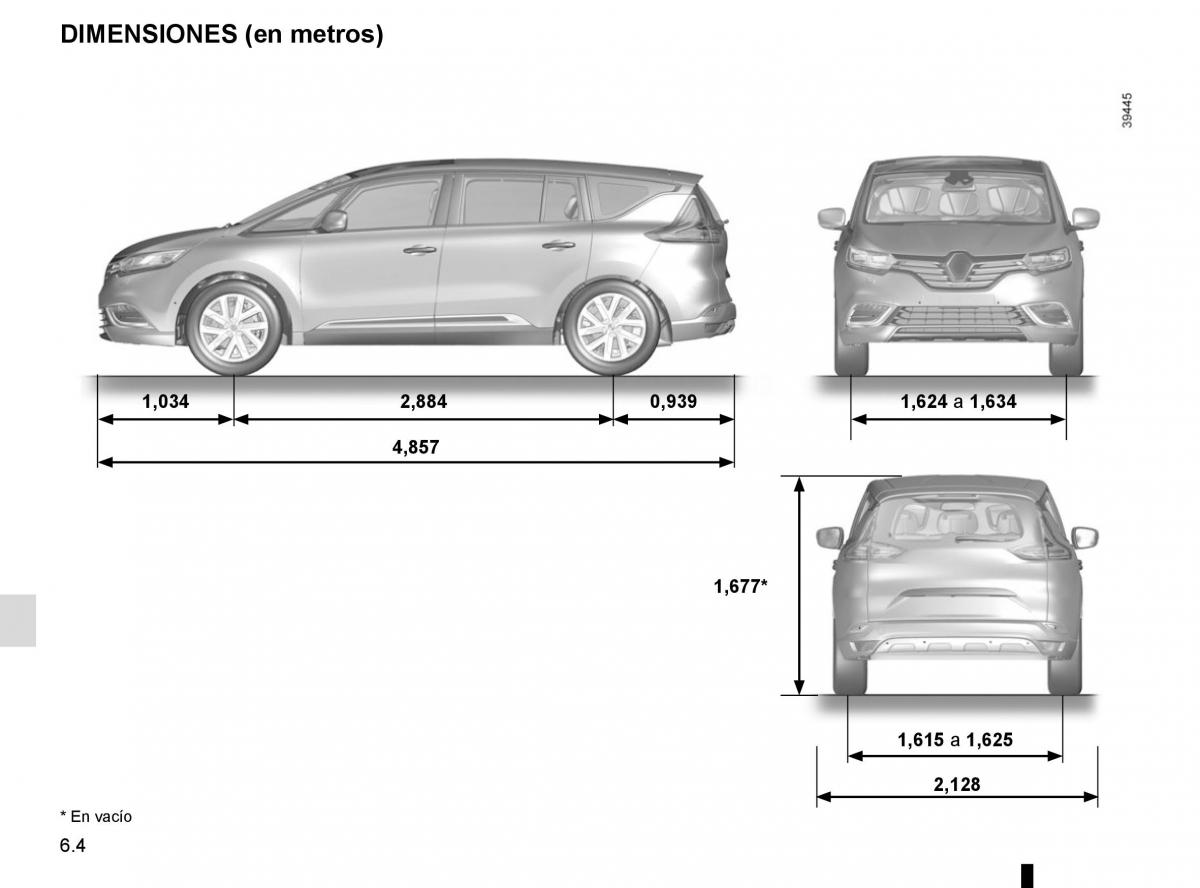 Renault Espace V 5 manual del propietario / page 296