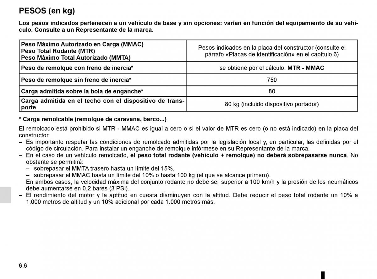 Renault Espace V 5 manual del propietario / page 298