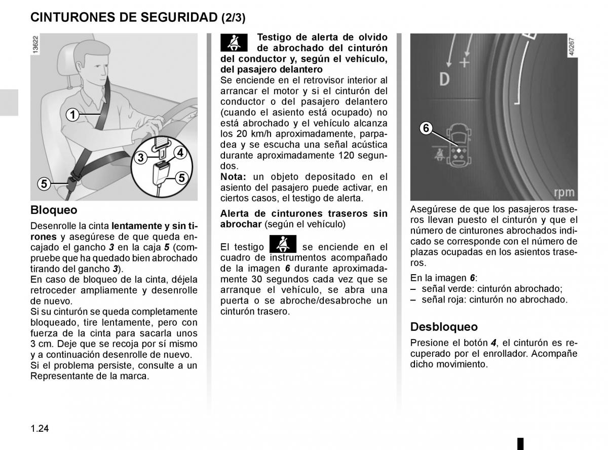 Renault Espace V 5 manual del propietario / page 30