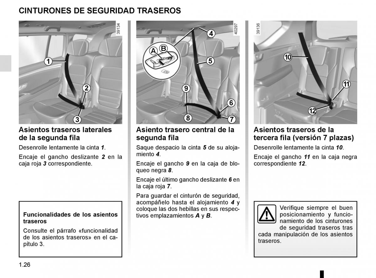 Renault Espace V 5 manual del propietario / page 32