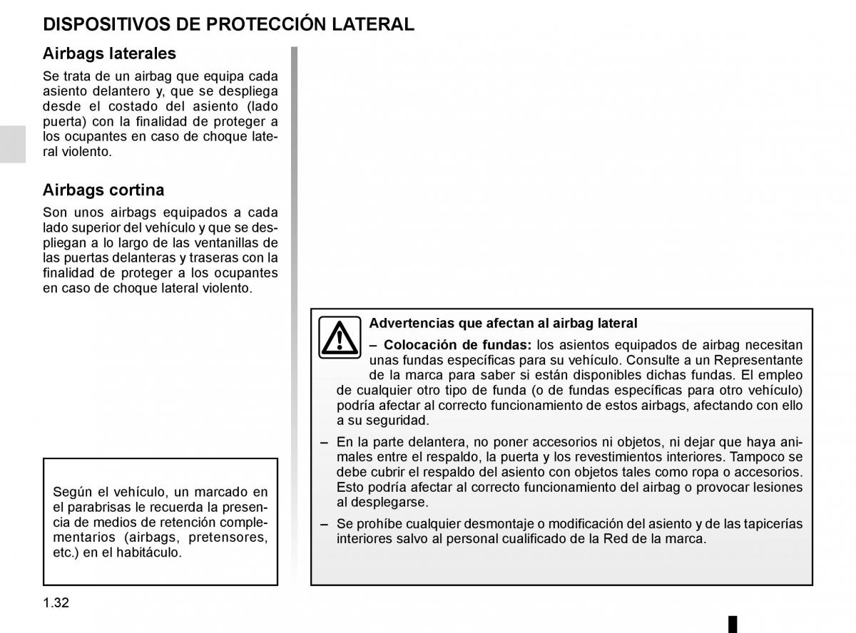 Renault Espace V 5 manual del propietario / page 38