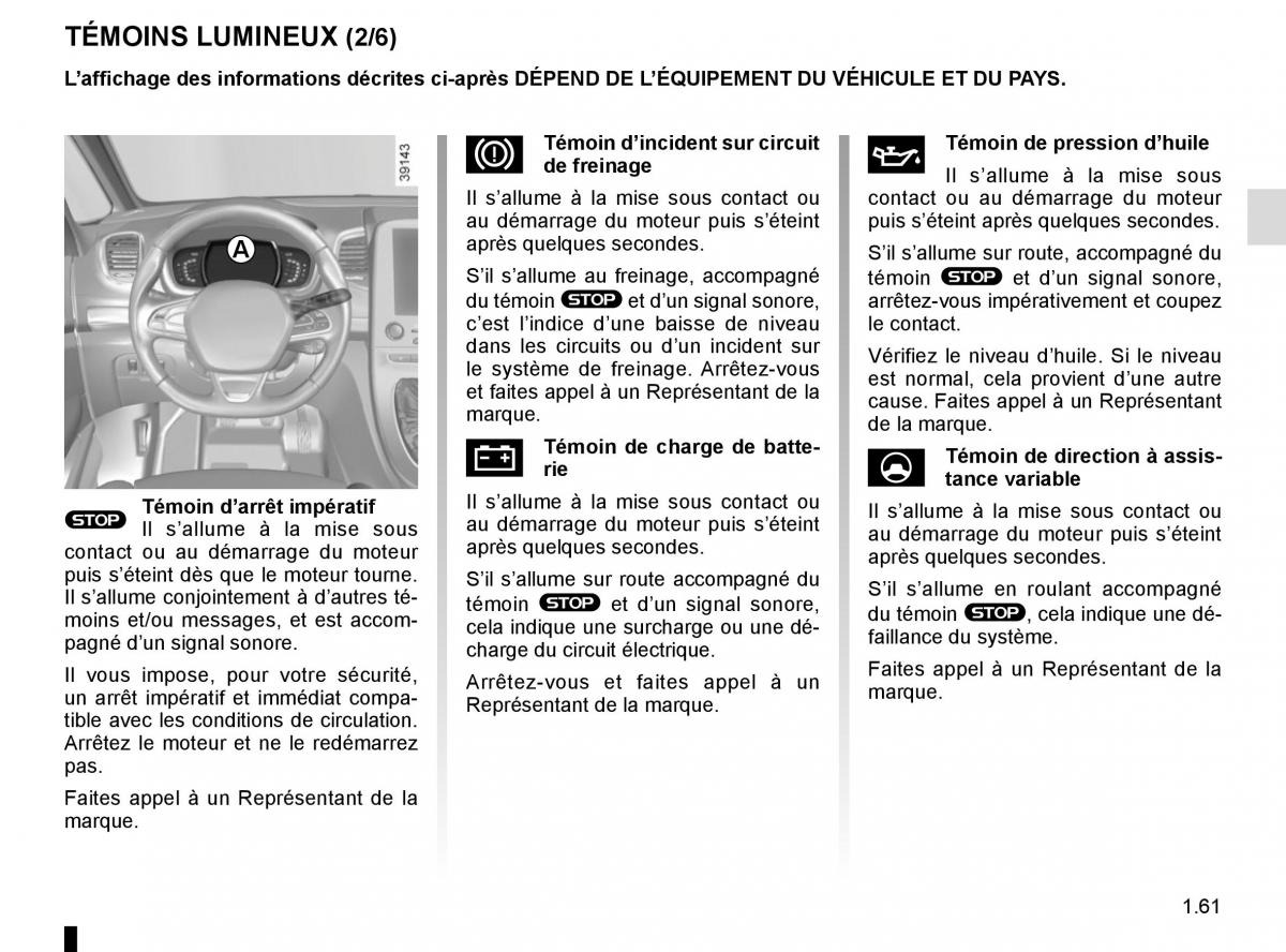 Renault Espace V 5 manuel du proprietaire / page 67