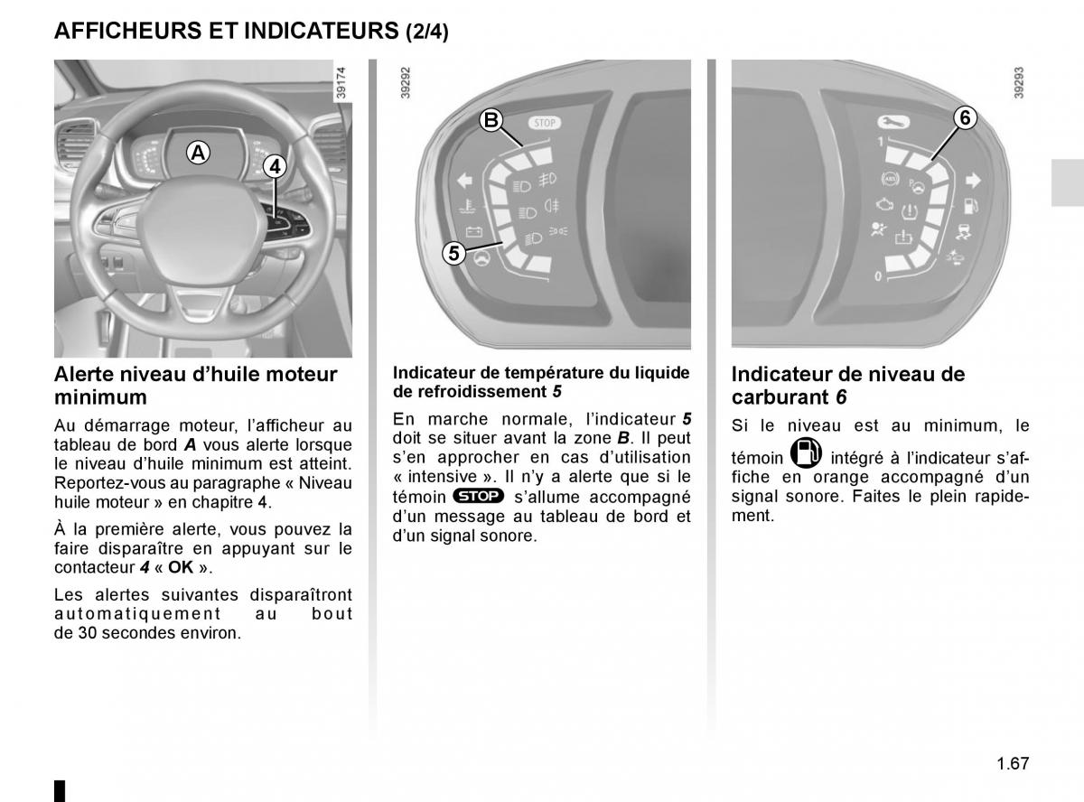 Renault Espace V 5 manuel du proprietaire / page 73