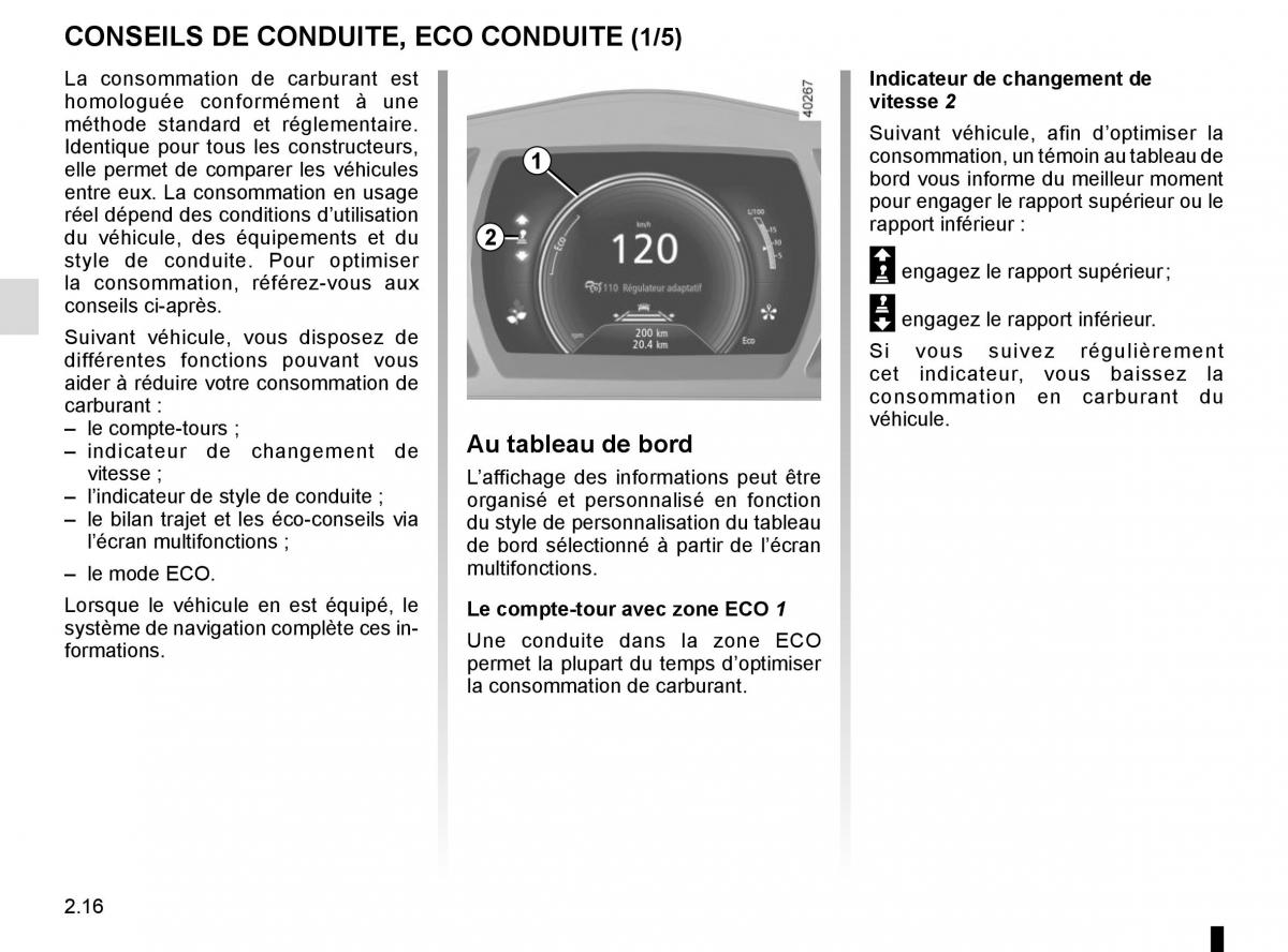 Renault Espace V 5 manuel du proprietaire / page 124