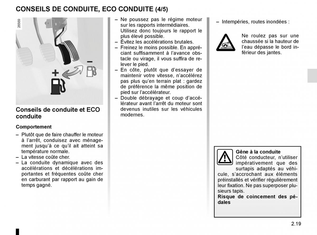 Renault Espace V 5 manuel du proprietaire / page 127