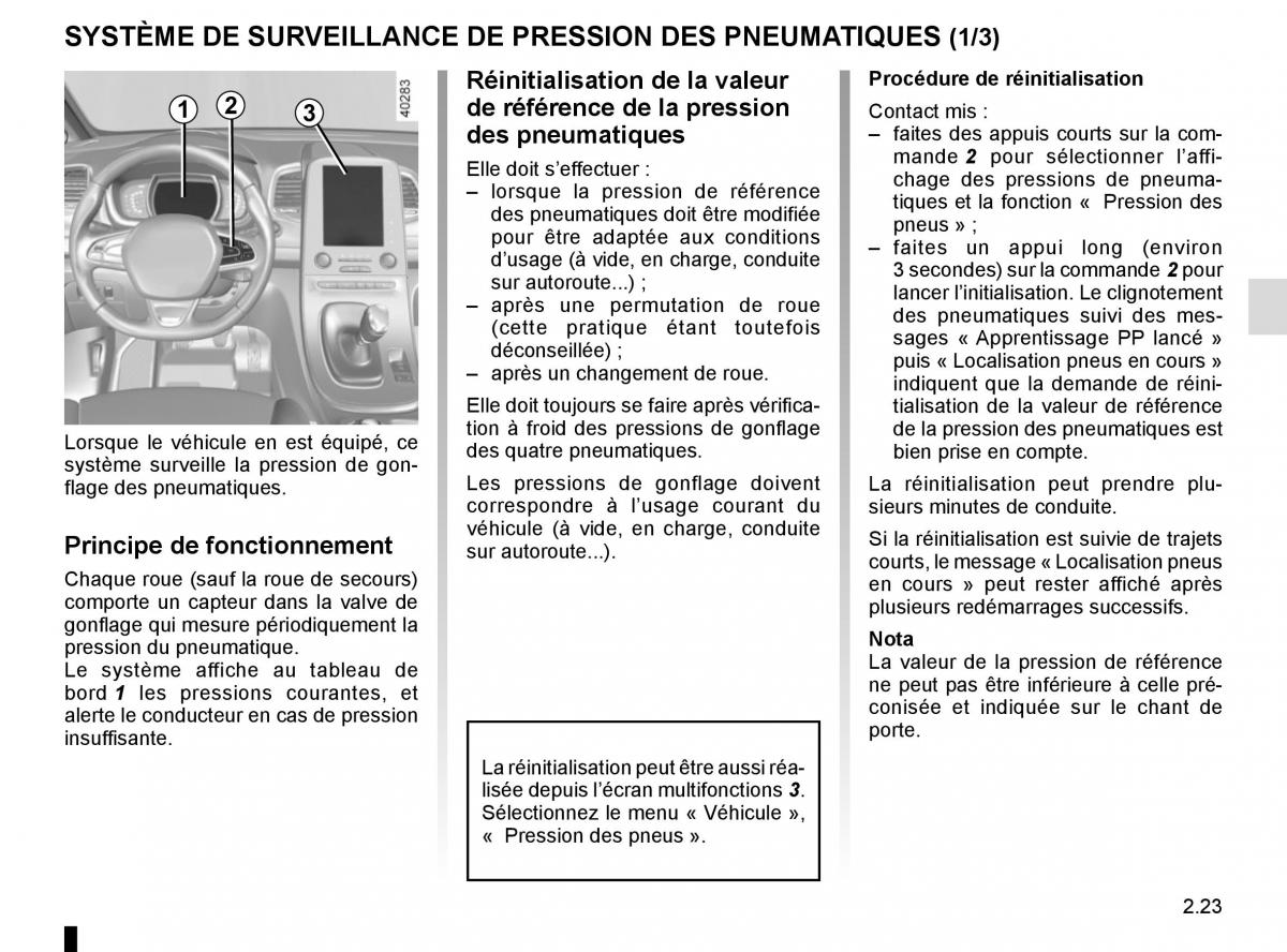 Renault Espace V 5 manuel du proprietaire / page 131