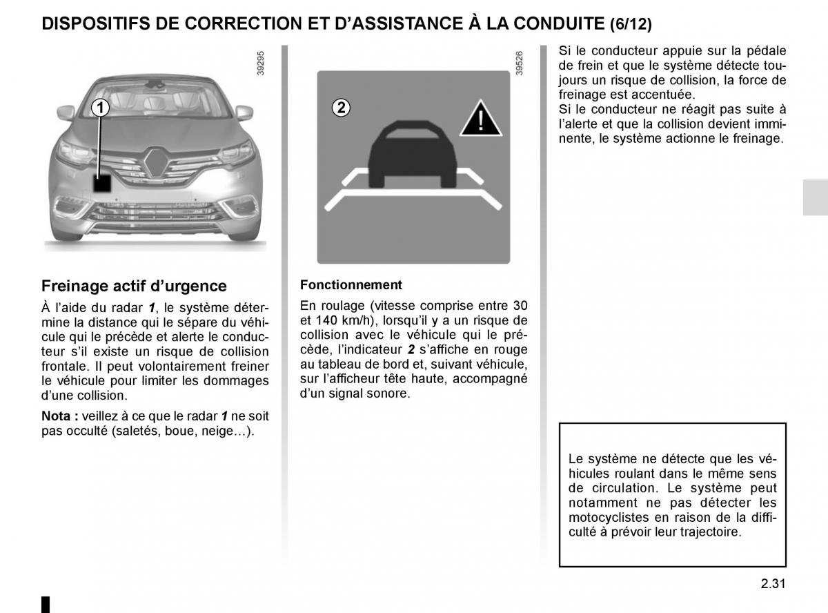 Renault Espace V 5 manuel du proprietaire / page 139