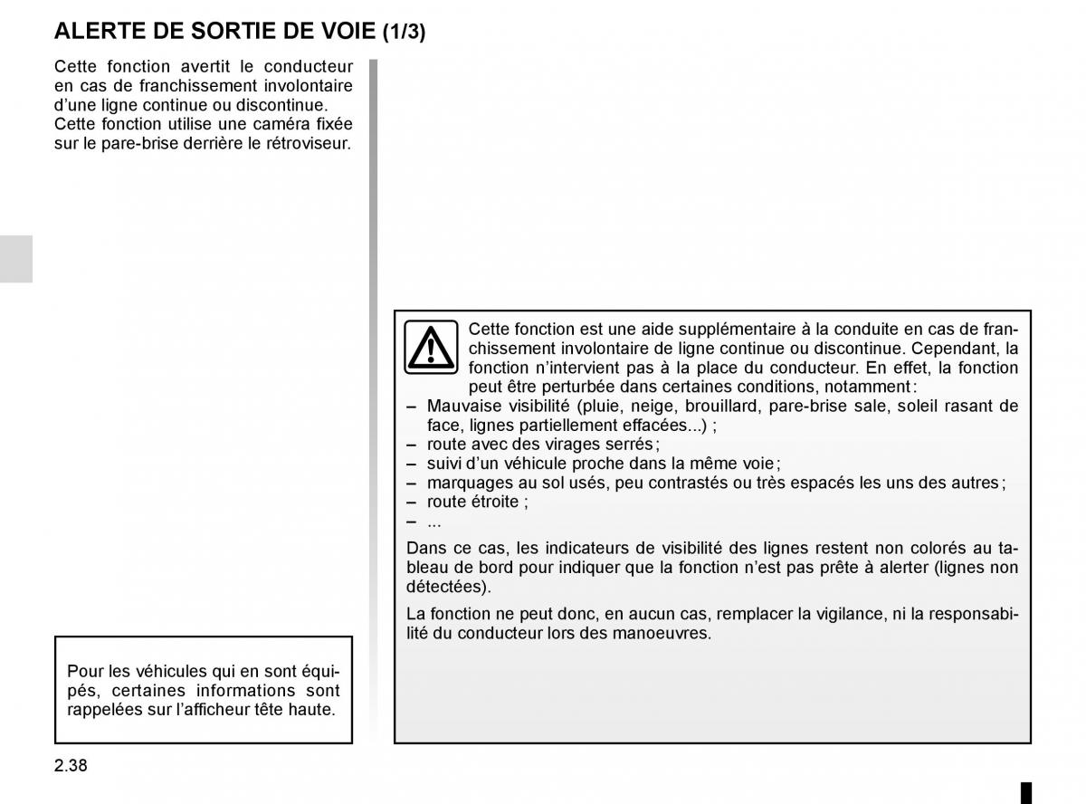 Renault Espace V 5 manuel du proprietaire / page 146