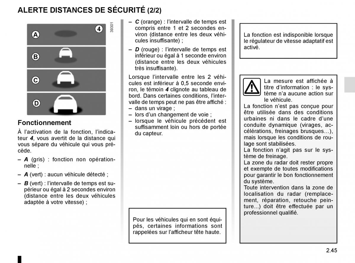 Renault Espace V 5 manuel du proprietaire / page 153