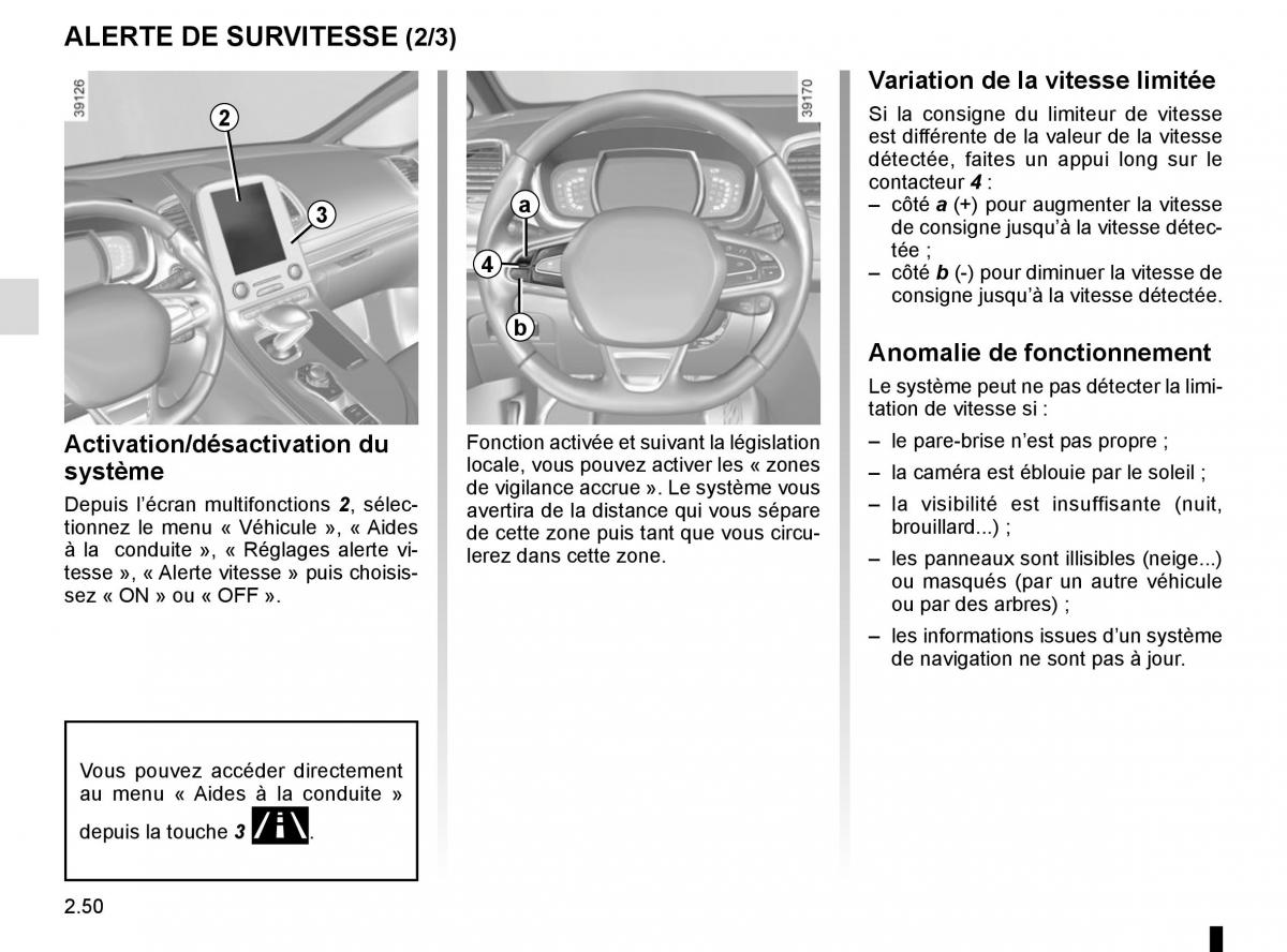 Renault Espace V 5 manuel du proprietaire / page 158