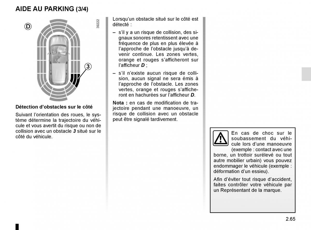 Renault Espace V 5 manuel du proprietaire / page 173