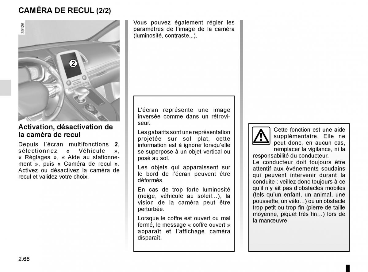 Renault Espace V 5 manuel du proprietaire / page 176