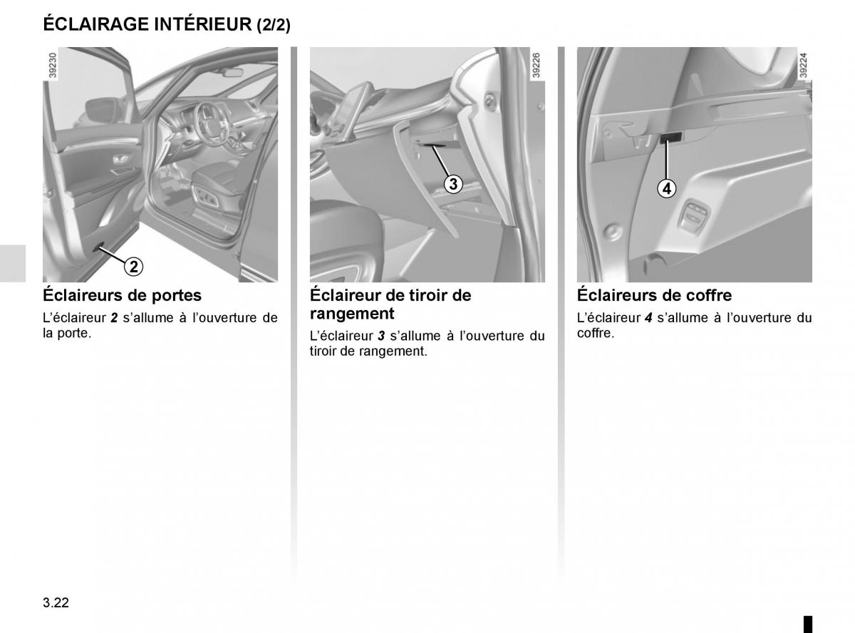 Renault Espace V 5 manuel du proprietaire / page 210