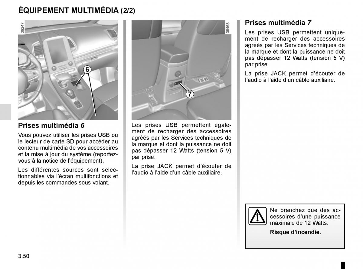 Renault Espace V 5 manuel du proprietaire / page 238