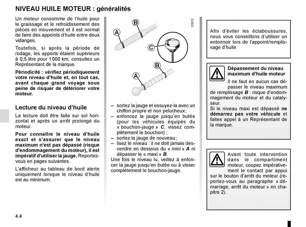 Renault Espace V 5 manuel du proprietaire / page 242