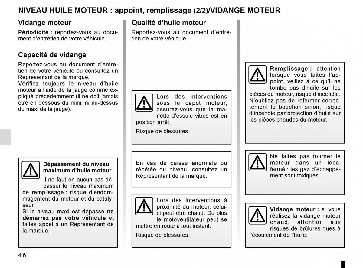 Renault Espace V 5 manuel du proprietaire / page 244