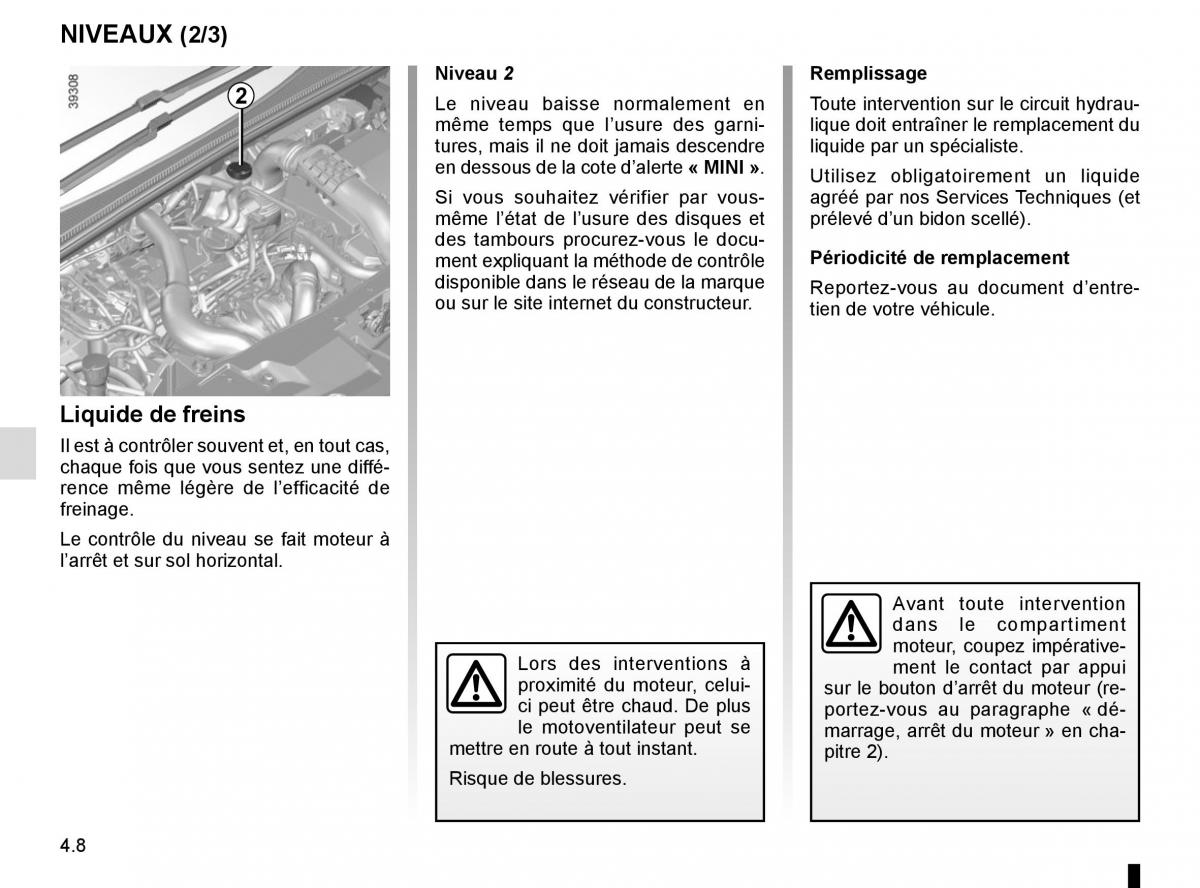 Renault Espace V 5 manuel du proprietaire / page 246