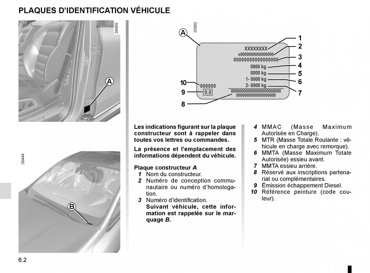 Renault Espace V 5 manuel du proprietaire / page 294