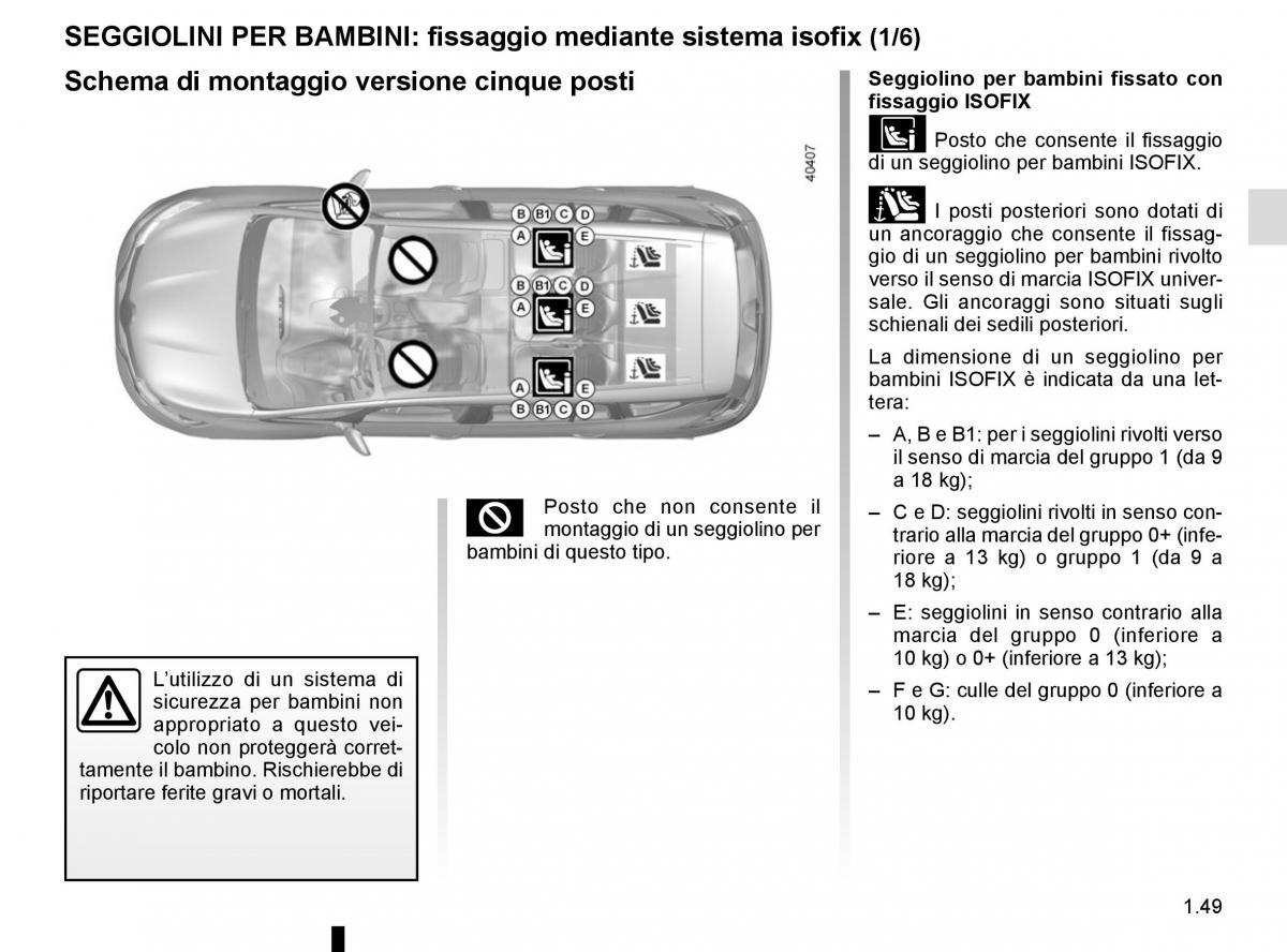 Renault Espace V 5 manuale del proprietario / page 55