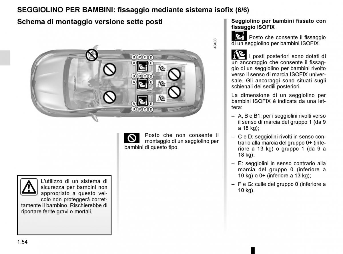 Renault Espace V 5 manuale del proprietario / page 60