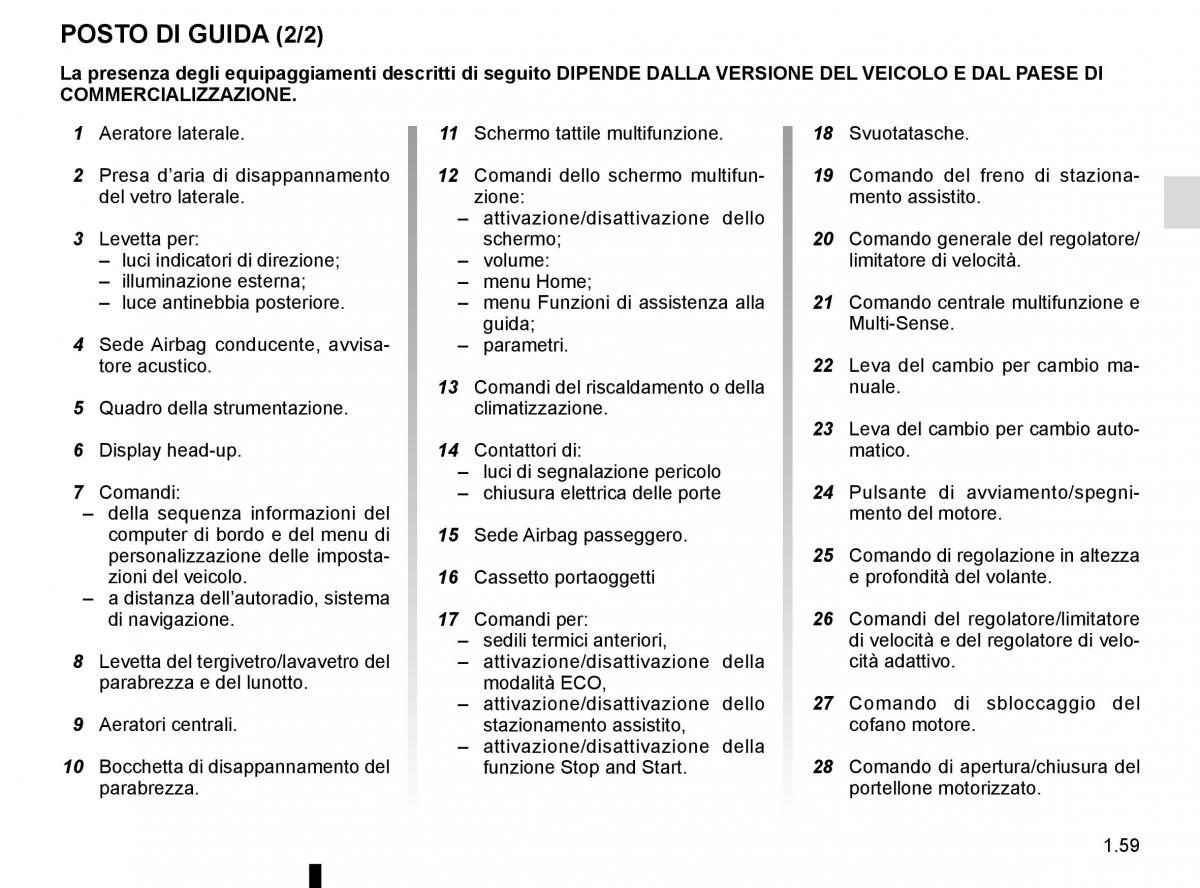 Renault Espace V 5 manuale del proprietario / page 65