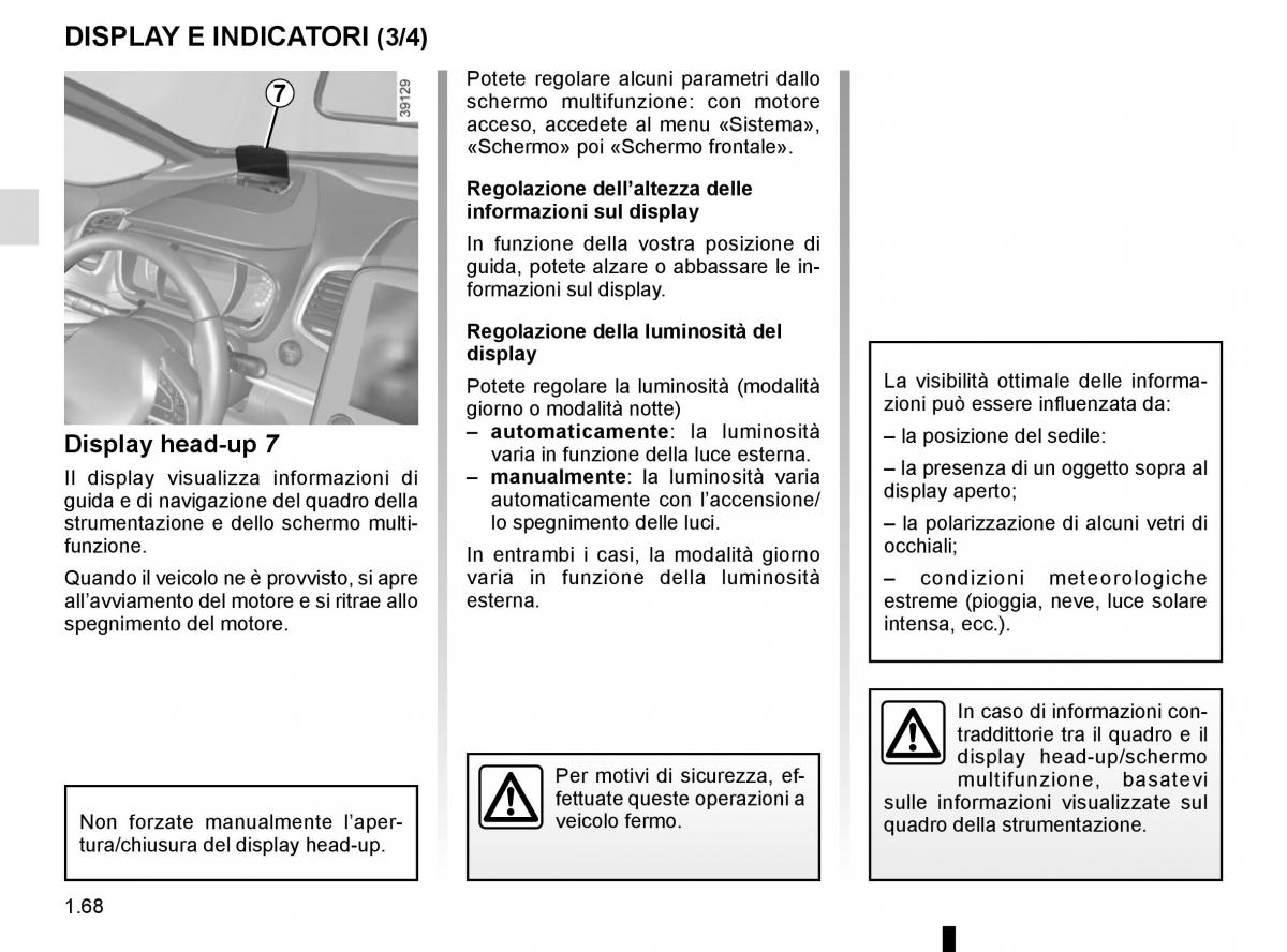 Renault Espace V 5 manuale del proprietario / page 74