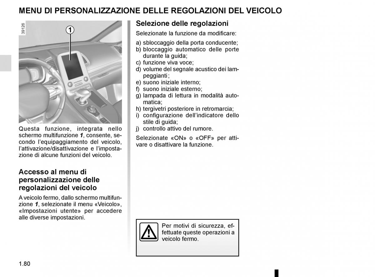 Renault Espace V 5 manuale del proprietario / page 86