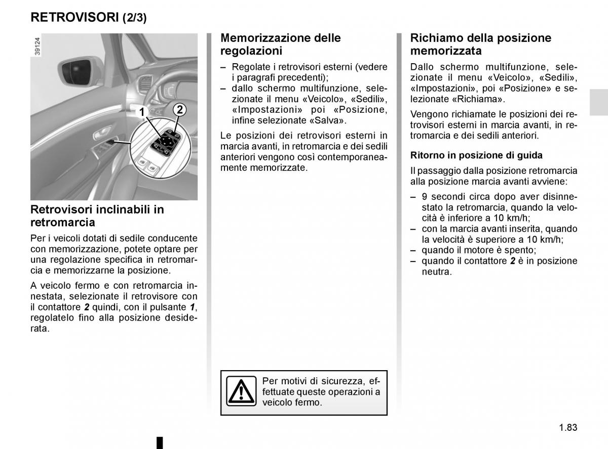 Renault Espace V 5 manuale del proprietario / page 89